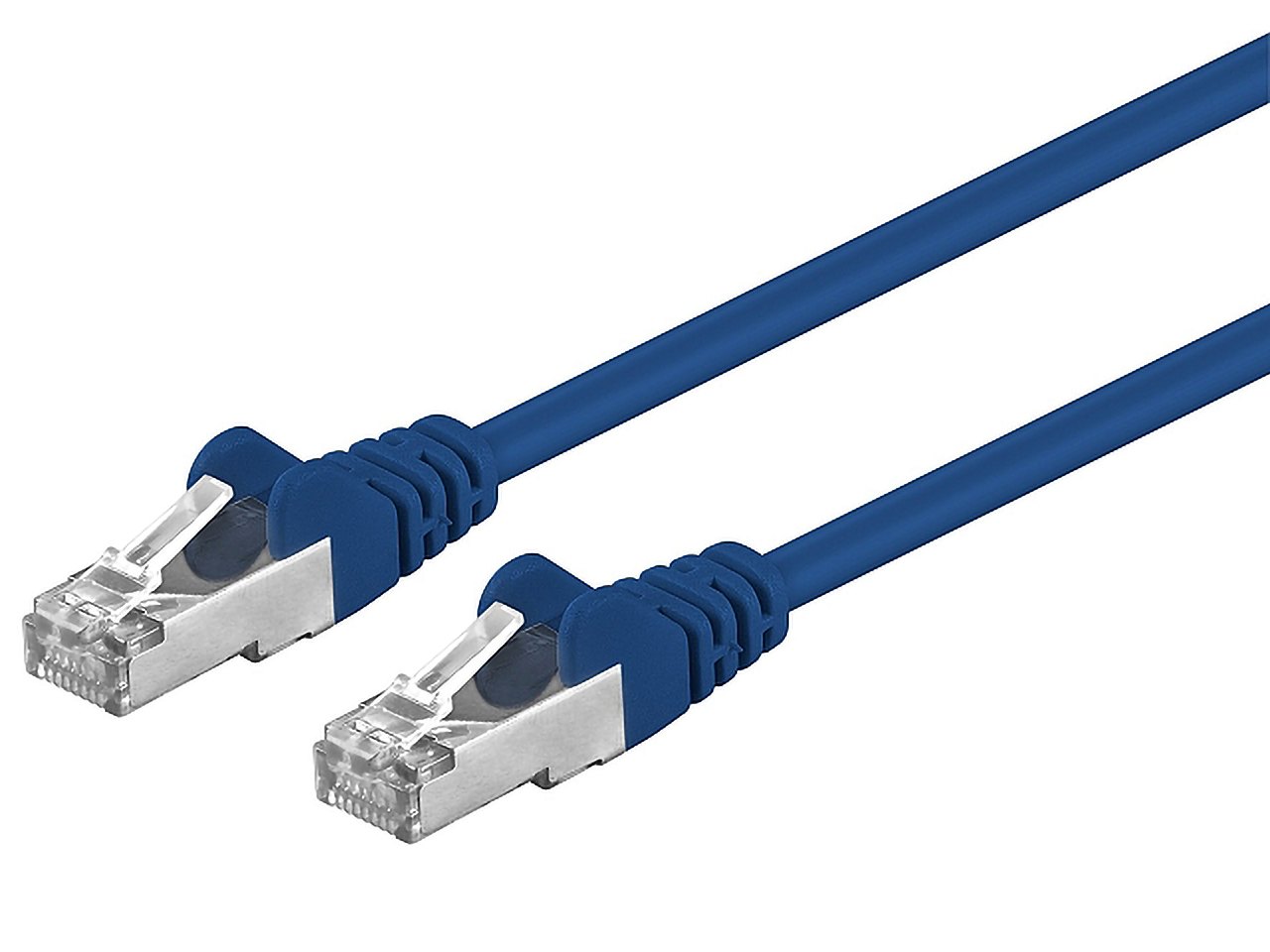 Premiumcord Patch kabel SFTP CAT6A, 3m - modrý