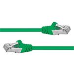 Premiumcord Patch kabel SFTP CAT6A, 3m - zelený