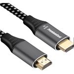 PremiumCord ULTRA HDMI 2.1 High Speed + Ethernet kábel 8K@60Hz,zlacené 1,5m kphdm21s015