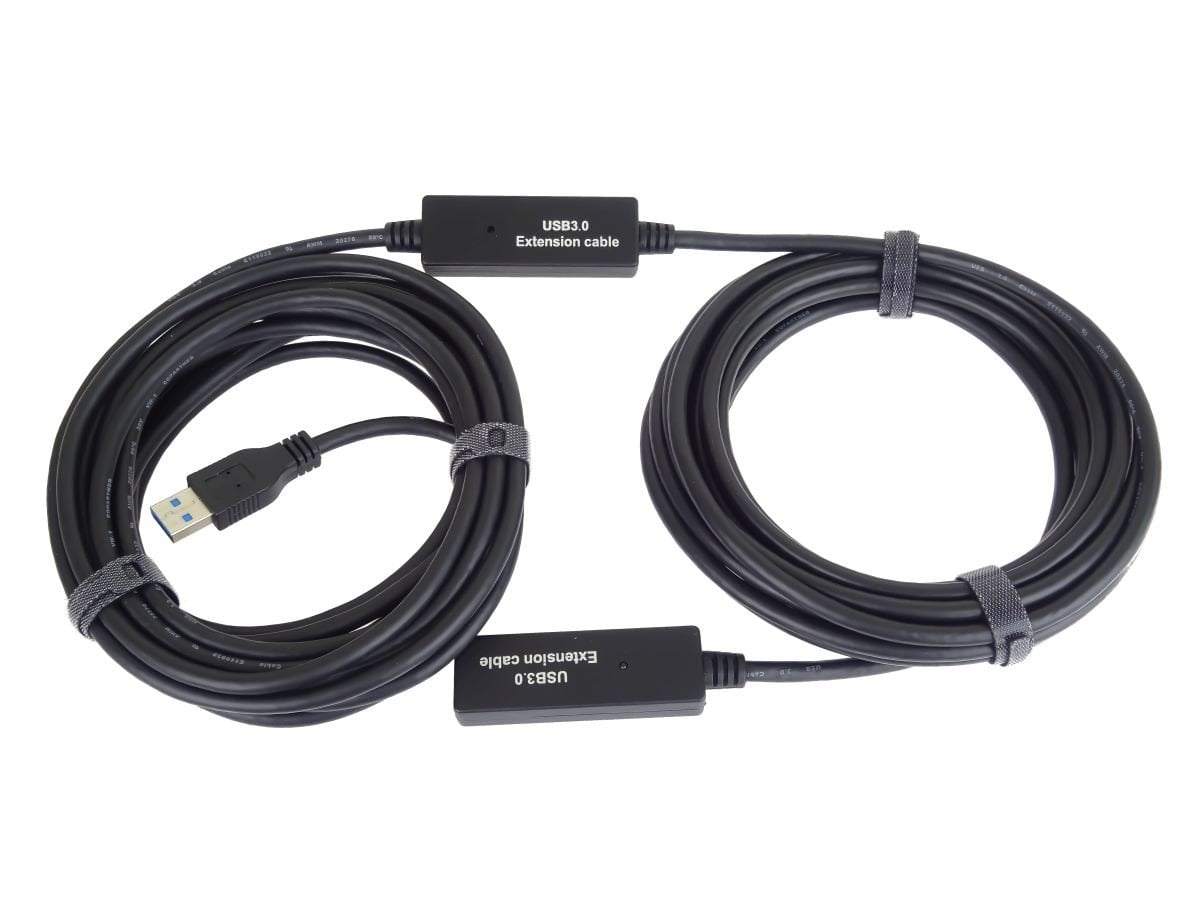 PremiumCord USB 3.0 repeater a predlžovací kábel A/MA/F 10m ku3rep10