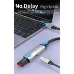 PremiumCord USB 3.2 opakovací a predlžovací kábel samec - samica, 5Gbps hliník 10 m