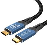 PremiumCord USB4 verzia 2.0 80Gbps 16K 60Hz 240W kábel Thunderbolt 3 a 4 0,8 m