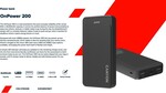 Prenosná nabíjačka CANYON OnPower 200 20 000 mAh, čierna