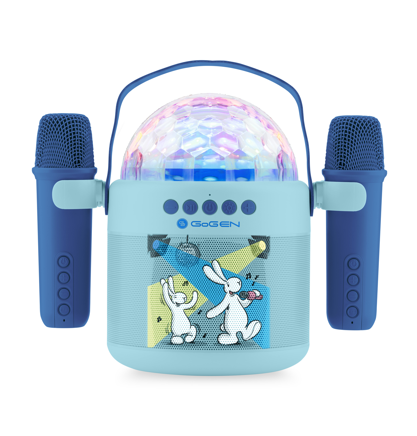 Přenosný reproduktor GoGEN BOB A BOBEK DISCO, modrý