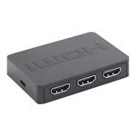 Prepínač HDMI PremiumCord 3:1 plastový s diaľkovým ovládaním