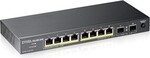Prepínač ZYXEL 10xGb/2xSFP 8xPOE GS1100-10HP v2