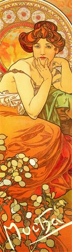 PRESCO Záložka Alfons Mucha – Topas