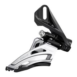 Přesmykač SHIMANO MTB ostatní FD-MT400 pro 2x9, př mont D-typ, SIDE SWING, front pull 14z