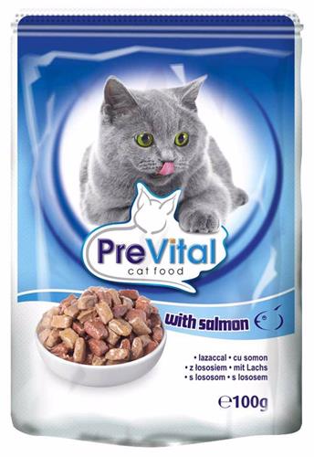 PreVital kočka losos, kapsička 100 g