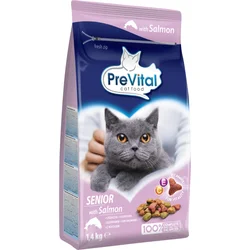 PreVital kočka senior losos 1,4 kg granule pro kočky
