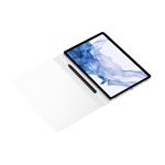 Priehľadné puzdro Samsung Note View EF-ZX700P pre Galaxy Tab S7/S8 biele