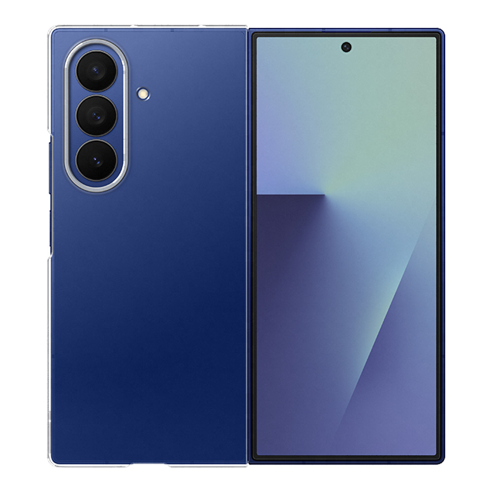 Priehľadný zadný kryt Samsung pre Fold7 transparentný