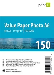 Print IT A6 lesklý 150g/m2 100ks PI-96 - Papíry