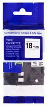 PRINTLINE kompatibilní páska s Brother TZE-FX641,18mm,černý tisk/žlutý podklad, flexibilní PLTB78 - Pásky a štítky