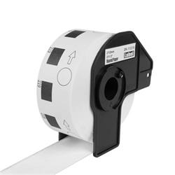 PRINTLINE kompatibilní s Brother DK-11219, papírové kulaté štítky průměr, 12mm, 1200ks