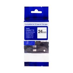 PRINTLINE kompatibilný páska s Brother TZE-251, TZ-251, 24mm, čierna tlač/biela podklad PLTB06