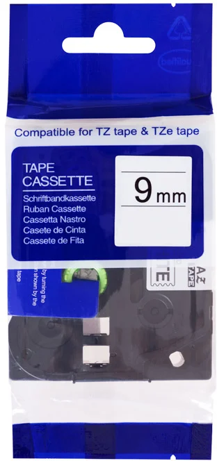 PRINTLINE kompatibilný páska s Brother TZE-421, 9mm, čierna tlač/červený podklad PLTB50