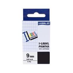 PRINTLINE kompatibilný páska s Casio, XR-9BU1, 9mm, 8m, čierna tlač/modrý podklad PLTC13