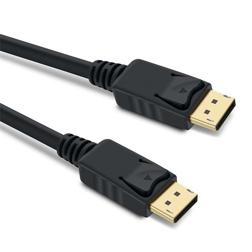 Pripojovací kábel DisplayPort 1.4 M/M, pozlátené konektory, 5 m