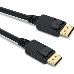Pripojovací kábel DisplayPort 1.4 M/M, pozlátené konektory, 5 m