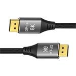 Pripojovací kábel PremiumCord DisplayPort 1.4 32,4 Gbit/s, rozlíšenie 8K, kovové a pozlátené konektory, 7 m