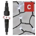 Profi LED connecting chain black, 5 m, indoor and outdoor, cold white