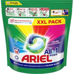 PROMO Ariel prací gelové kapsle Color 50ks