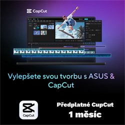 PROMO ASUS CapCut na 1 měsíc