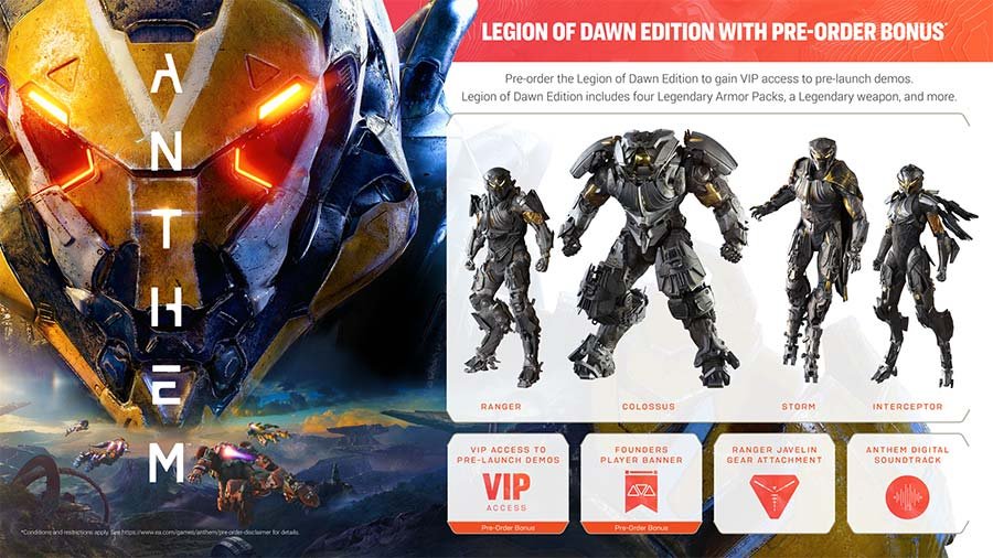 Anthem legion of dawn edition прохождение