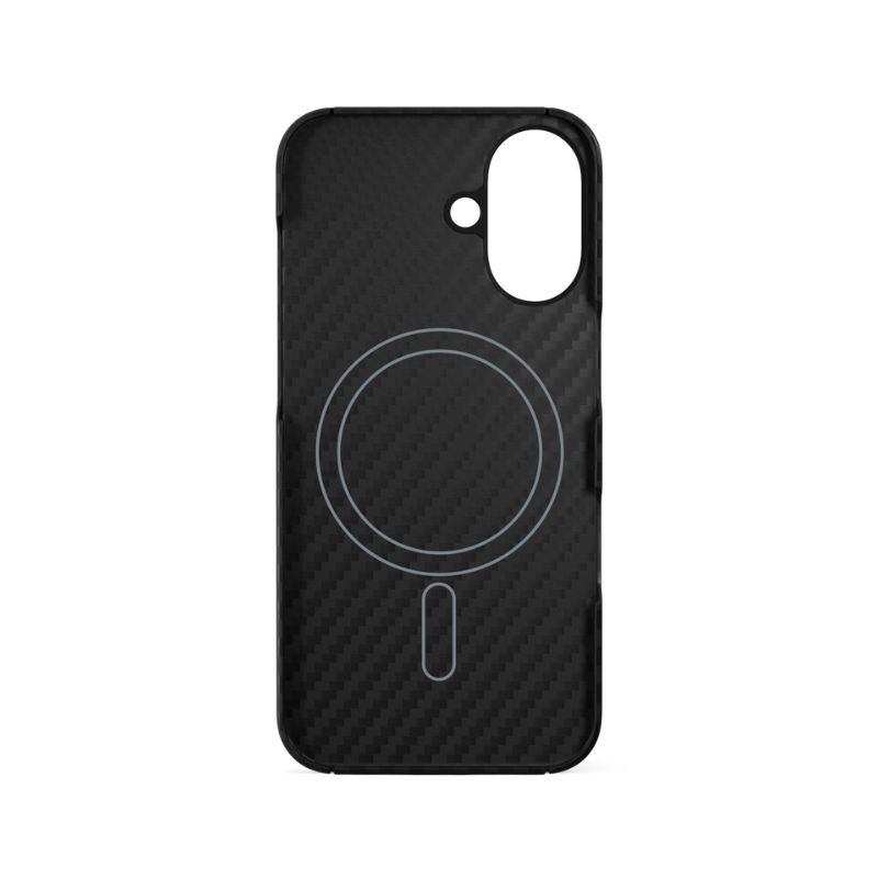 Puzdro Epico Mag+ Carbon pre iPhone 16 Plus - čierne