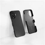 Puzdro Epico Mag+ Carbon pre iPhone 16 Plus - čierne