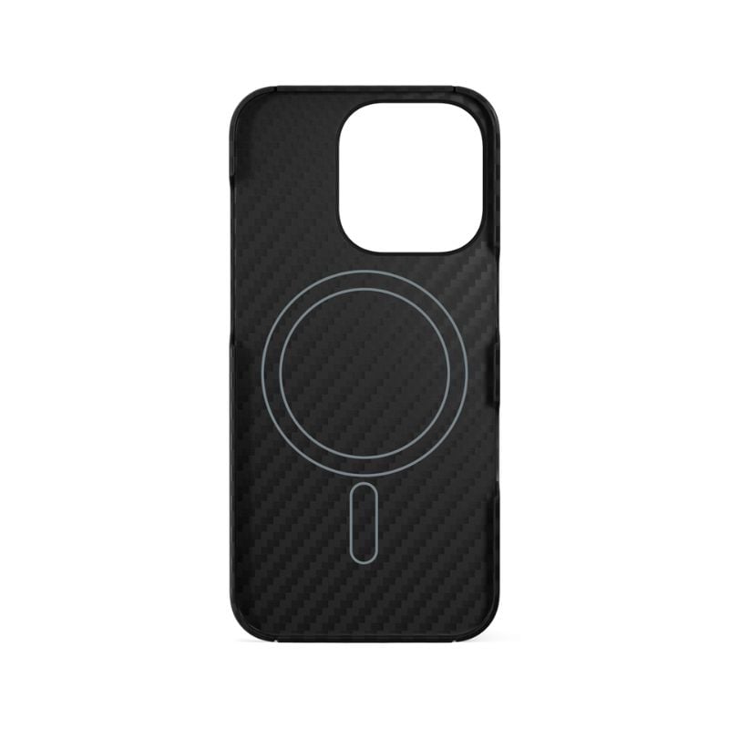 Puzdro Epico Mag+ Carbon pre iPhone 16 Pro - čierne