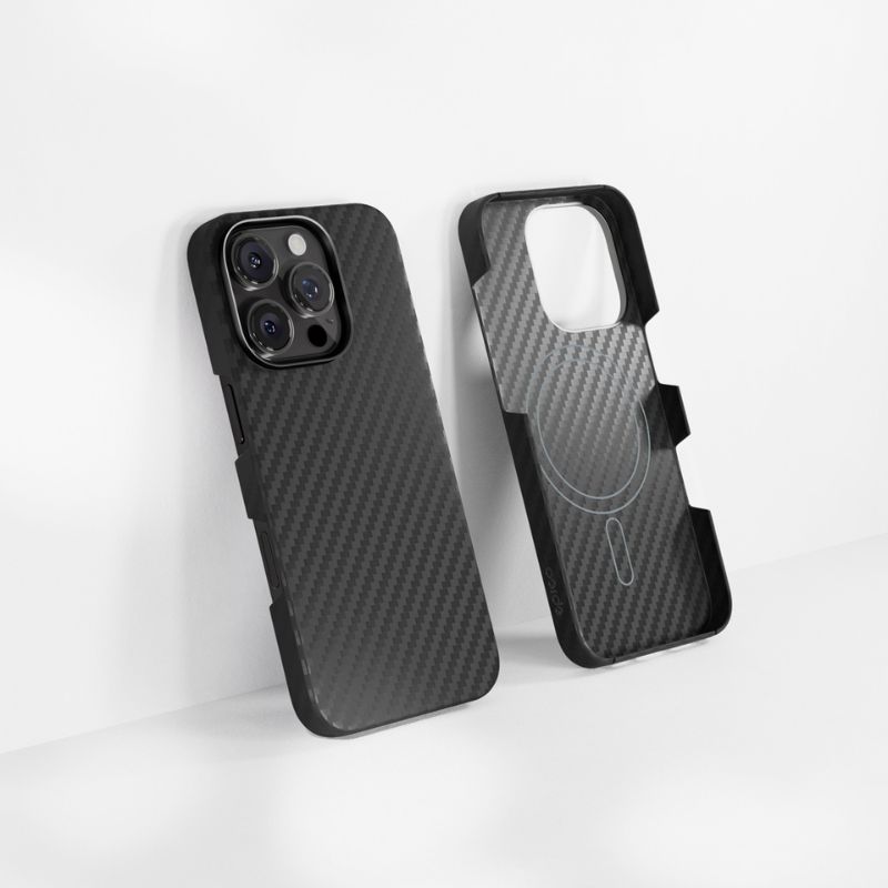 Puzdro Epico Mag+ Carbon pre iPhone 16 Pro Max - čierne