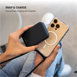 Puzdro FIXED MagPure Neck s čiernou šnúrkou na krk pre Apple iPhone 18 Pro Max/17 Pro Max