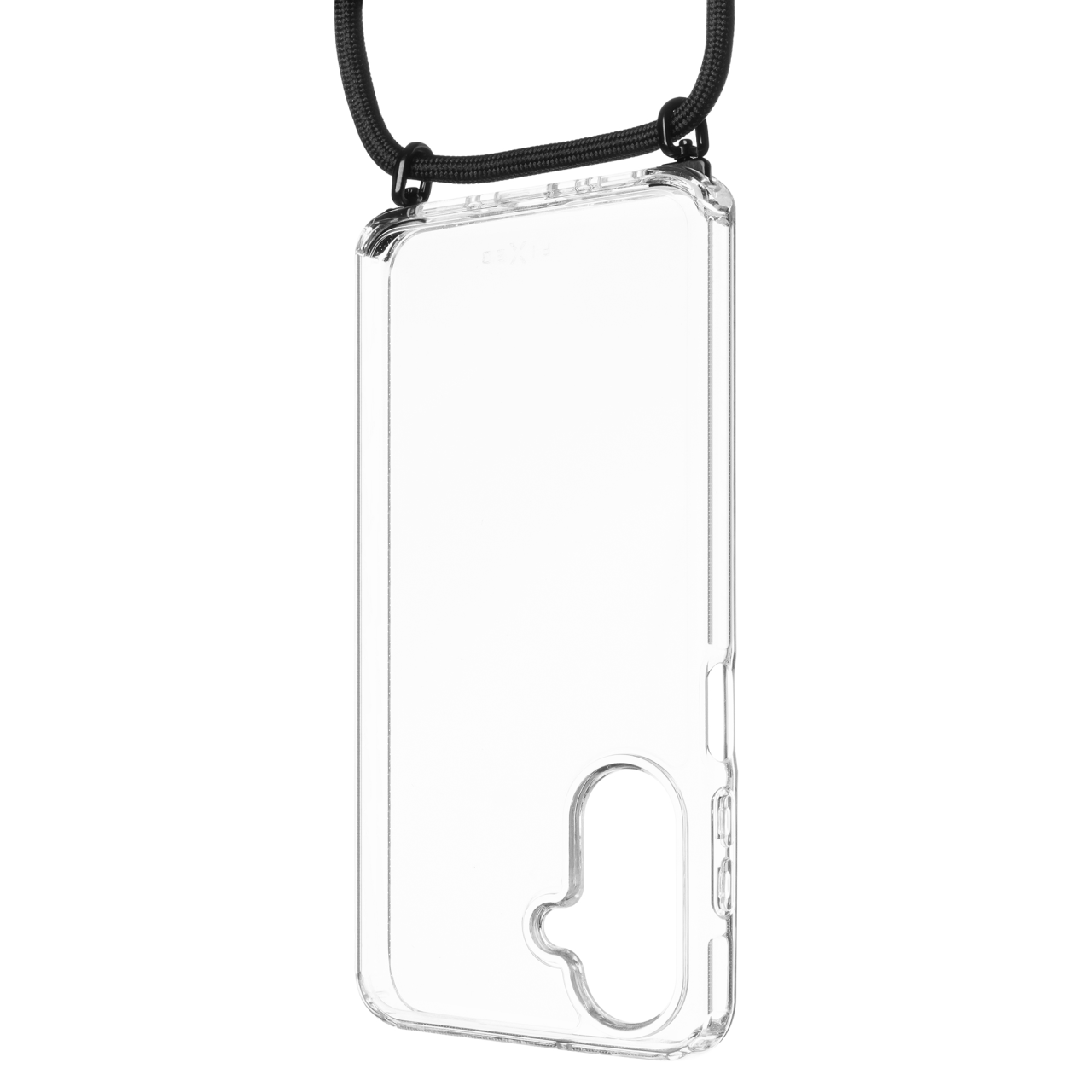 Puzdro FIXED Pure Neck s čiernou šnúrkou pre Samsung Galaxy A26 5G