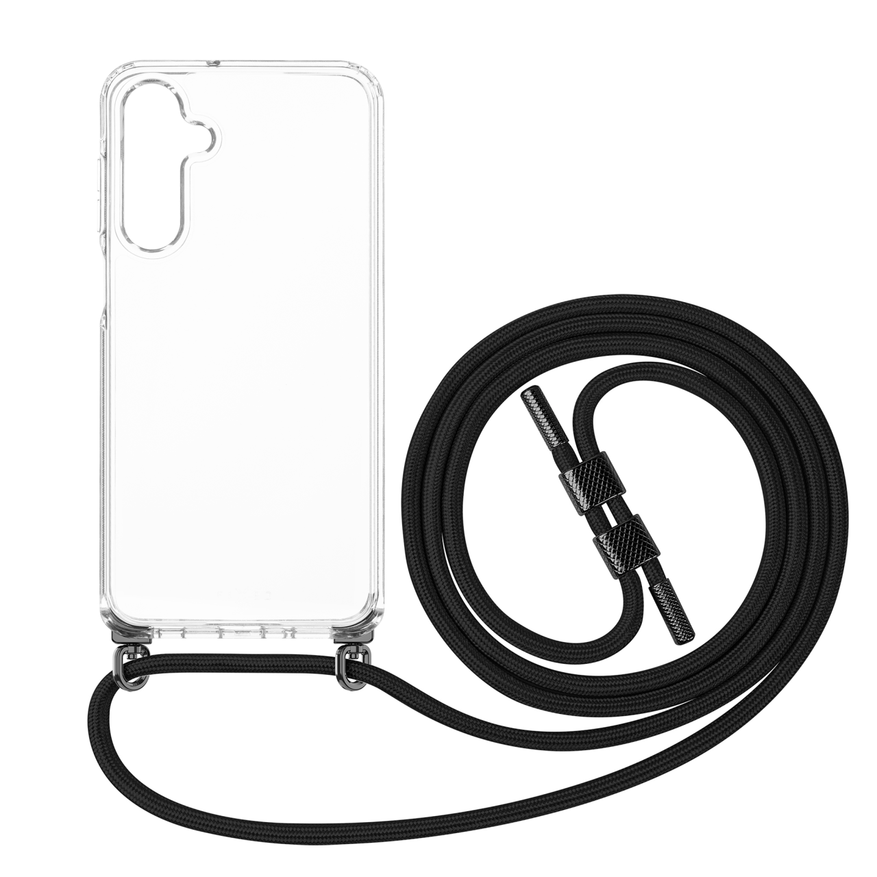 Puzdro na krk FIXED Pure s čiernou šnúrkou pre Samsung Galaxy A16 4G/5G