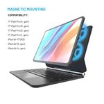 Puzdro s bezdrôtovou klávesnicou FIXED Typee pre Apple iPad Pro 11" (2018-2022)/iPad Air (2020-2025), CZ, čierne