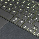 Puzdro Spello s podsvietenou klávesnicou | Samsung Tab A9+ 11” | CZ | čierna | integrovaný stojan a slot na stylus