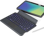 Puzdro Spello s podsvietenou klávesnicou | Xiaomi 6/Pro/Pro 2023 11” | CZ | čierna | integrovaný stojan a slot na stylus