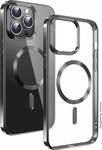 Puzdro Swissten Clear Jelly MagStick pre Apple iPhone 15 Pro, čierne
