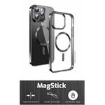 Puzdro Swissten Clear Jelly MagStick pre iPhone 13 Mini, čierne