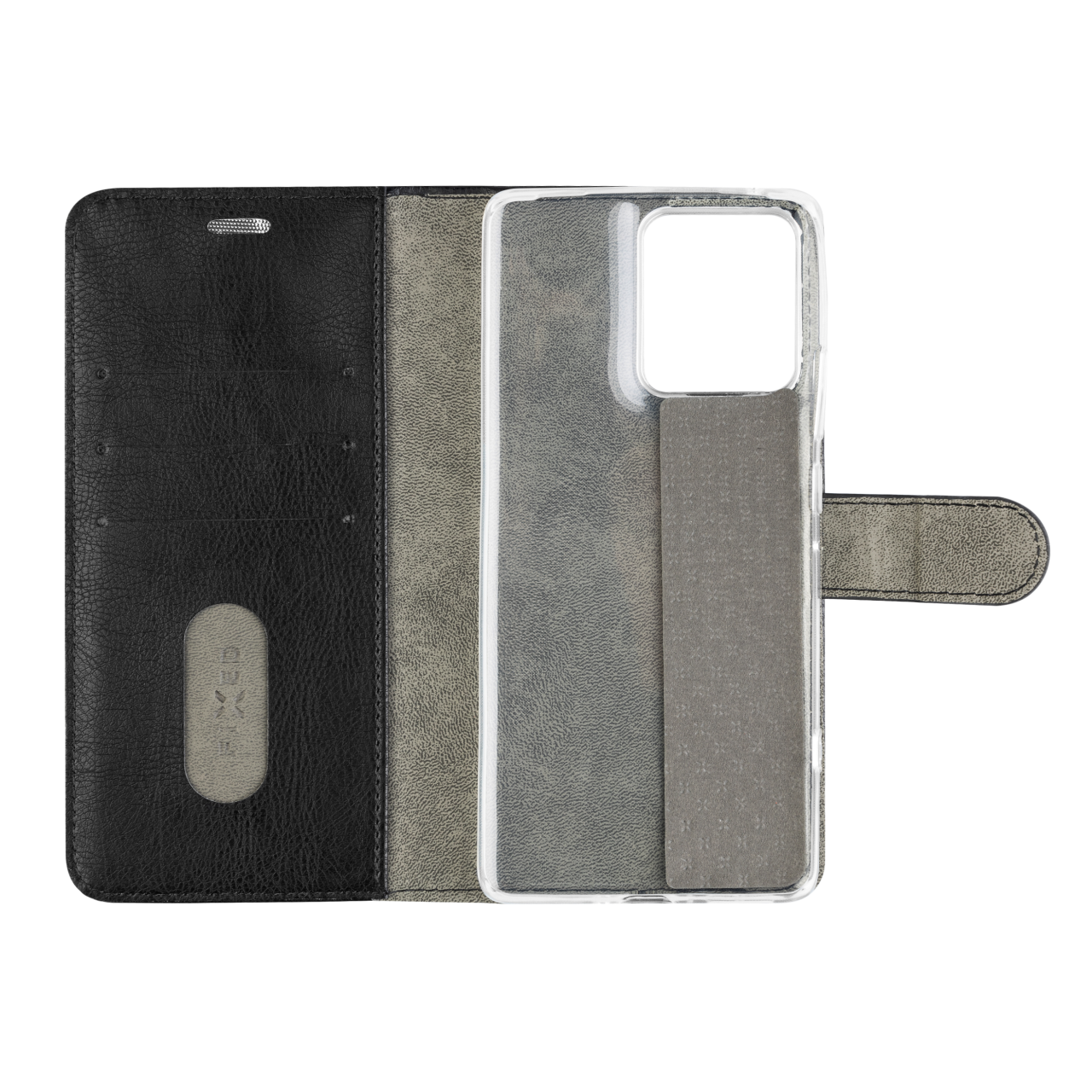 Puzdro typu kniha FIXED Opus pre Motorola Edge 50 5G, čierne