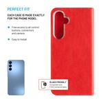 Puzdro typu kniha FIXED Opus pre Samsung Galaxy A15/A15 5G, červené