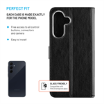 Puzdro typu kniha FIXED Opus pre Samsung Galaxy A26 5G, čierne