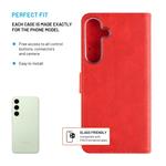 Puzdro typu kniha FIXED Opus pre Samsung Galaxy S25+, červené