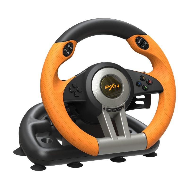 PXN V3PRO Bundle (PC/Switch/PS3/PS4/Xbox One/Series X|S), černá-oranžová