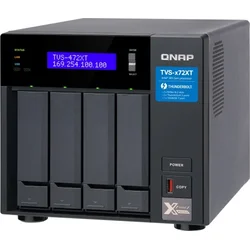 QNAP TVS-472XT-i5-4G (6 jadier 3,3 GHz, 4 GB RAM, 4xSATA, 2xM.2 NVMe, 2x1GbE, 1x10GbE, 2x Thunderbolt 3)