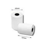 Qoltec papierová rolka - termopapier Š57/N20/D17, bez BPA