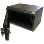 RACK DATACOM 10" nástenný rack 4U/280 mm (sklo) čierny