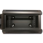 RACK DATACOM 10" nástěnný rozvaděč 4U/140 mm (sklo) černý